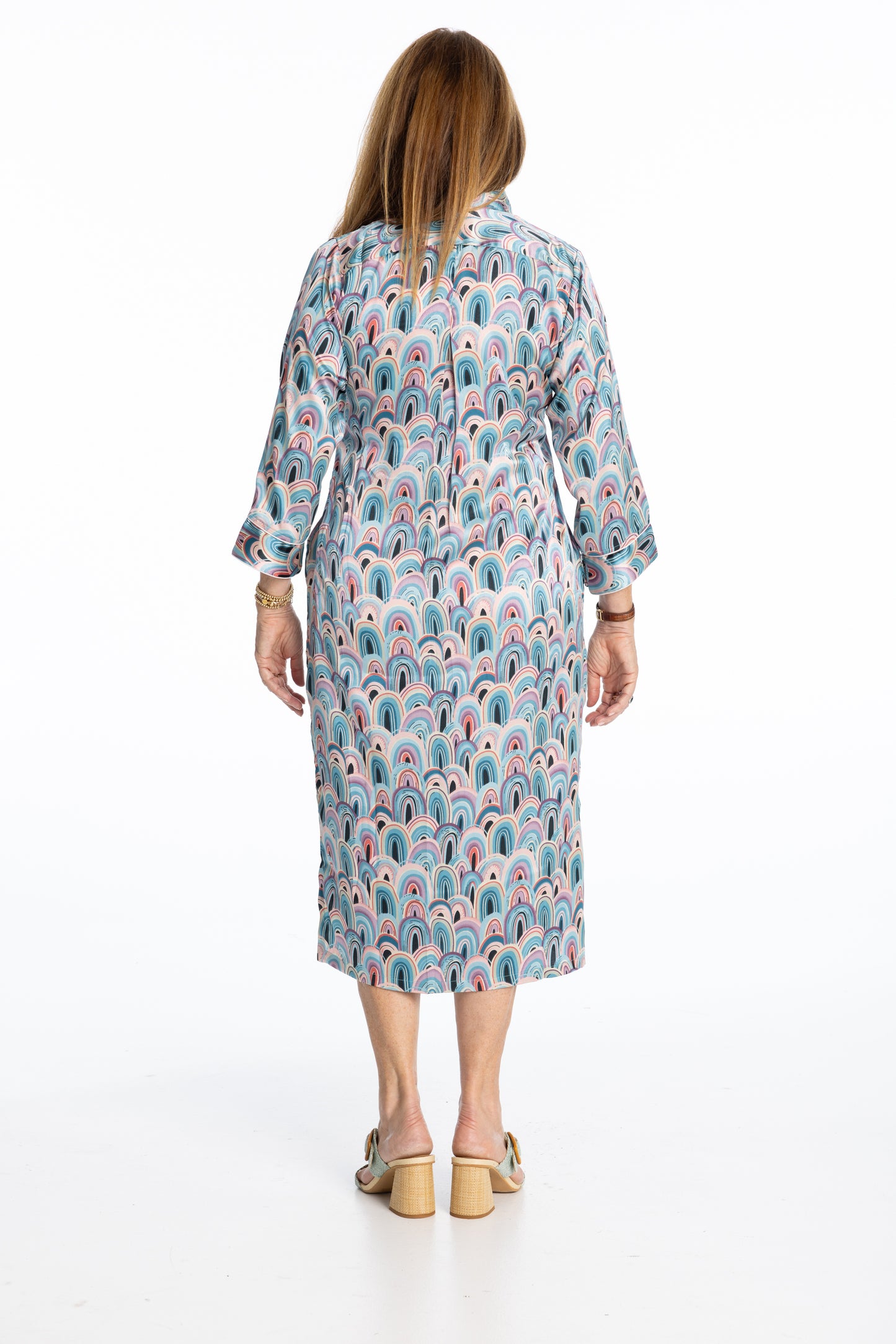 Silk A-Line Dress