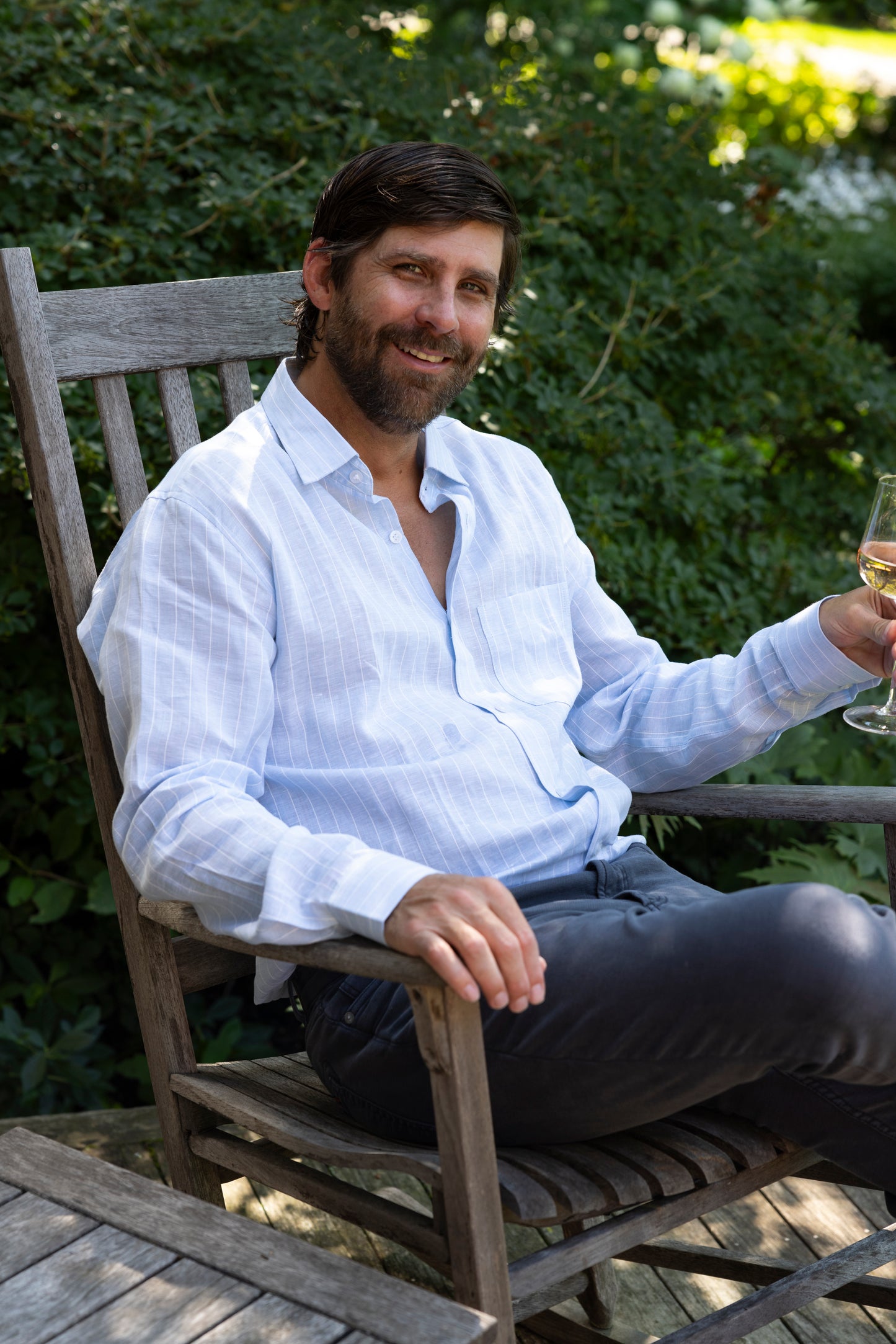 Men’s Linen Button down