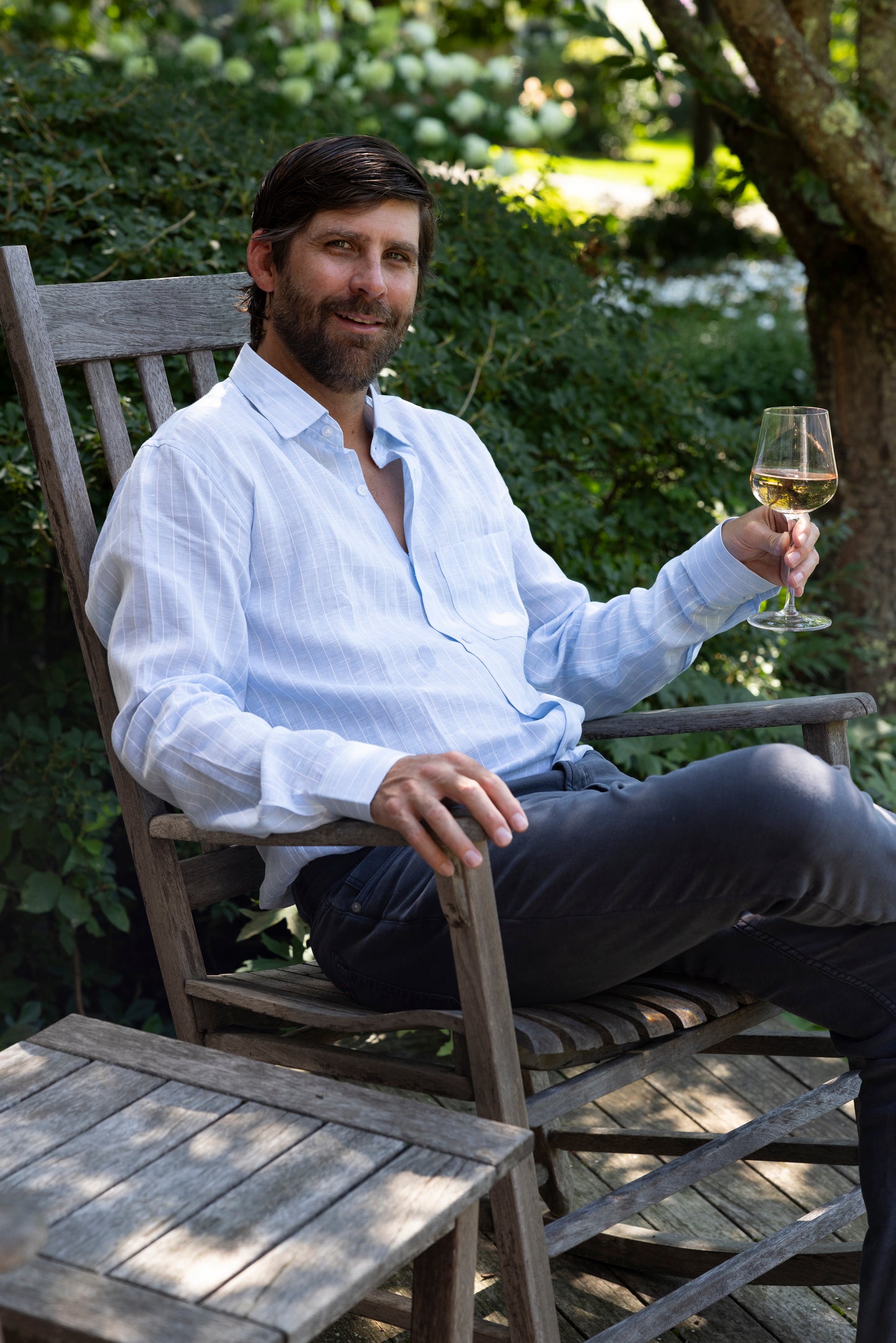 Men’s Linen Button down