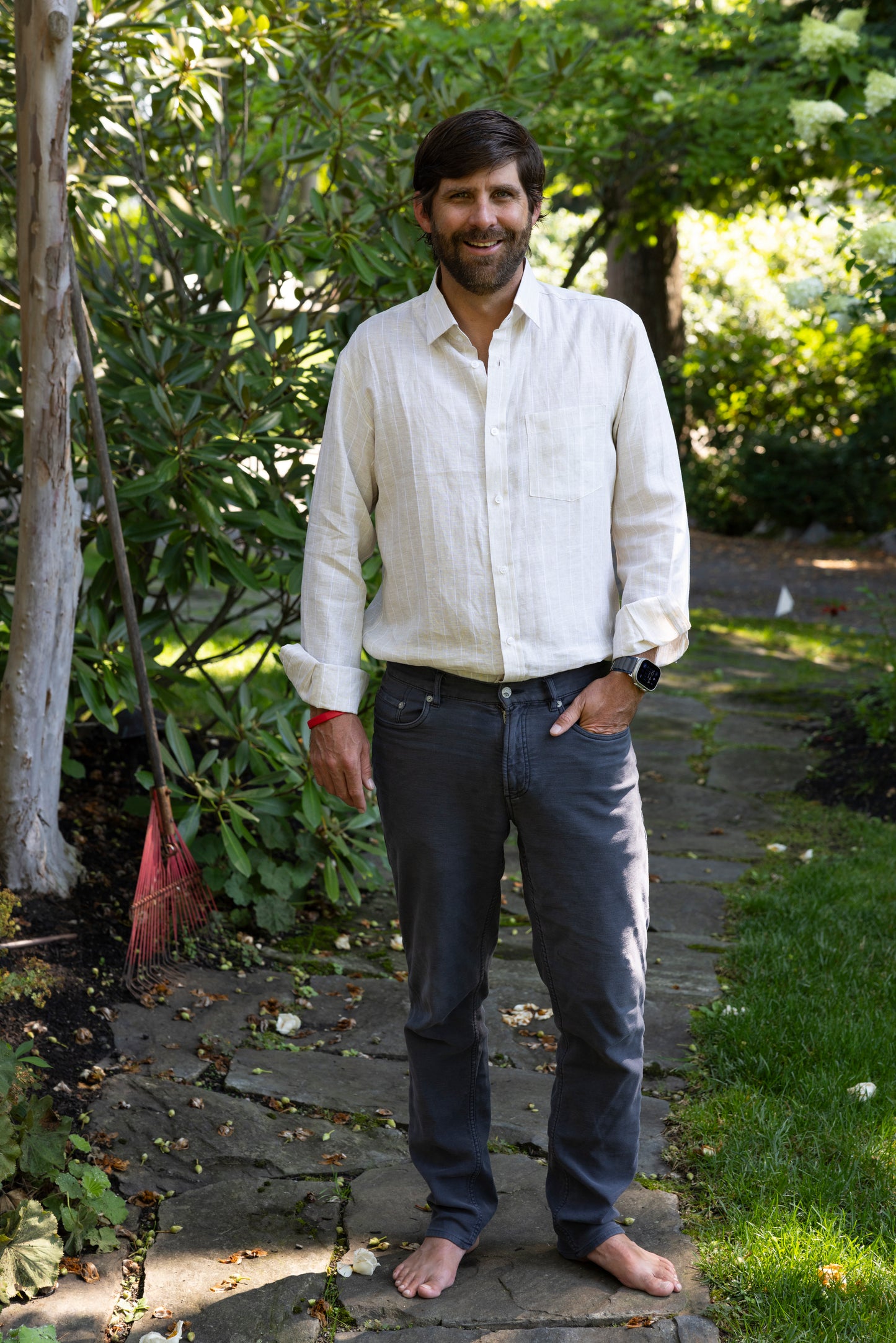 Men’s Linen Button down