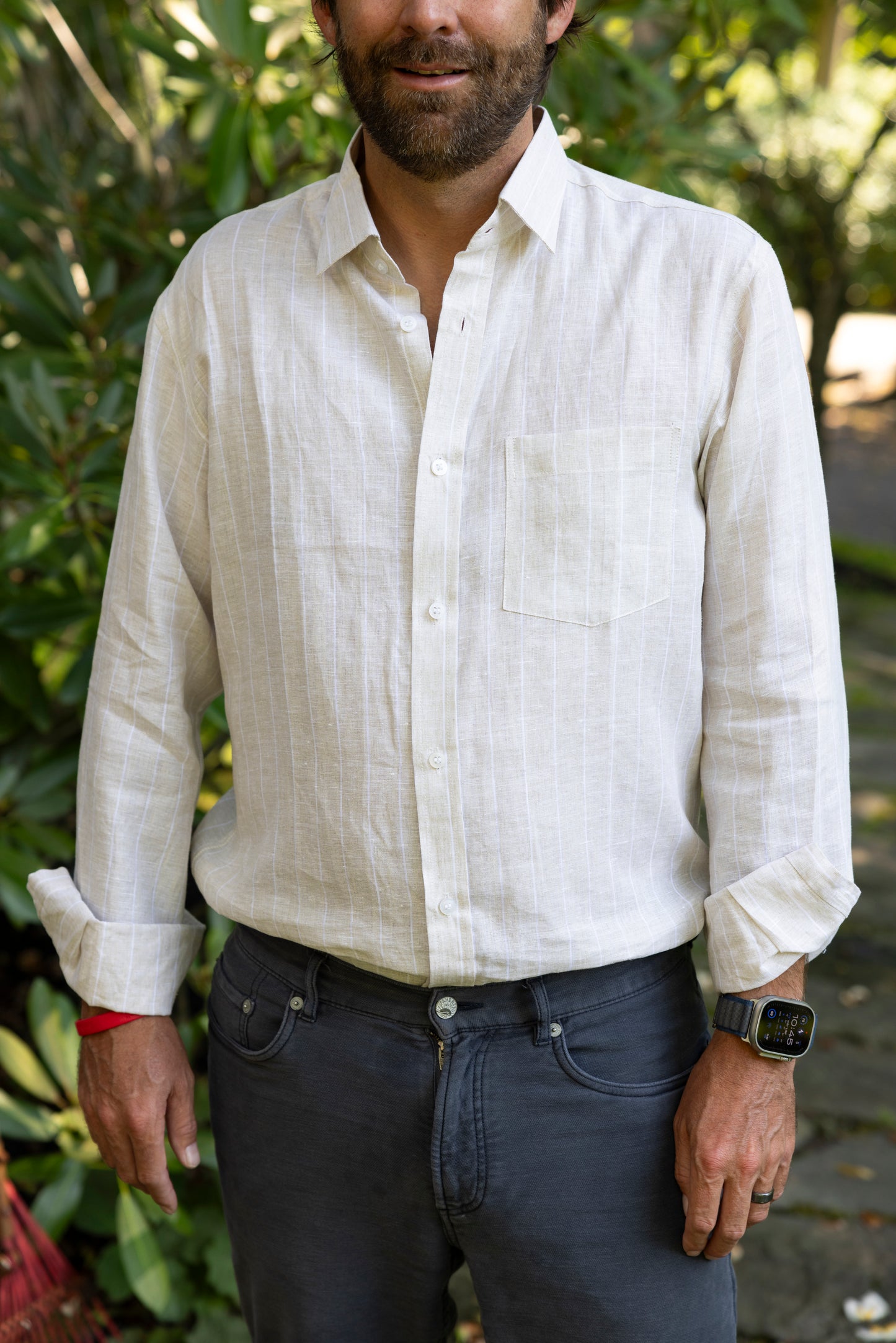 Men’s Linen Button down