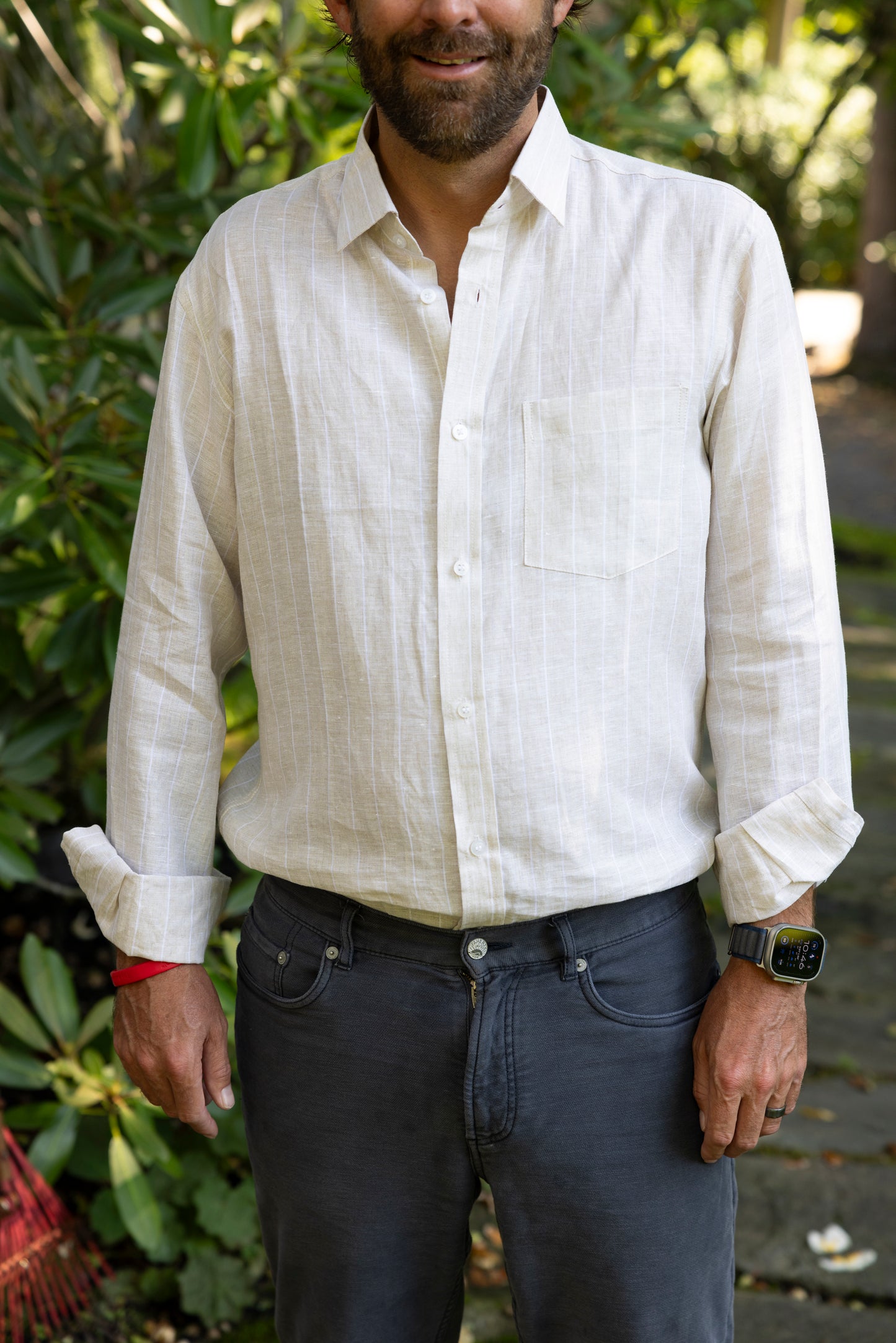 Men’s Linen Button down