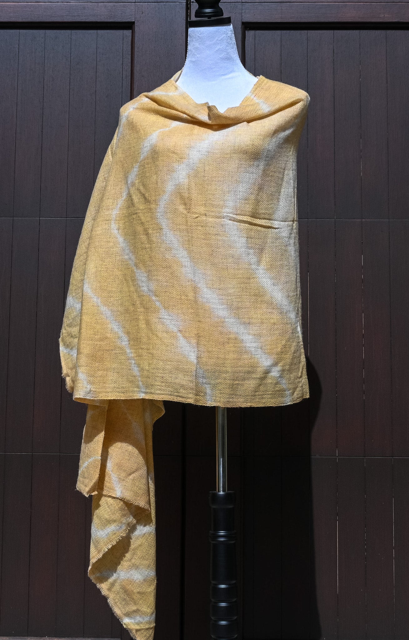 Cornflower Tie-Dye Pashmina Scarf