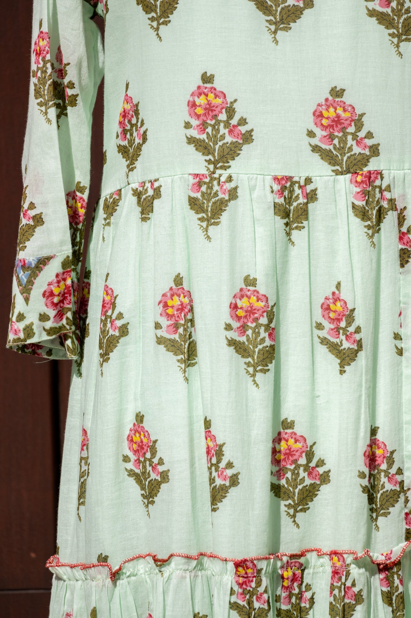 Green Flower Dress