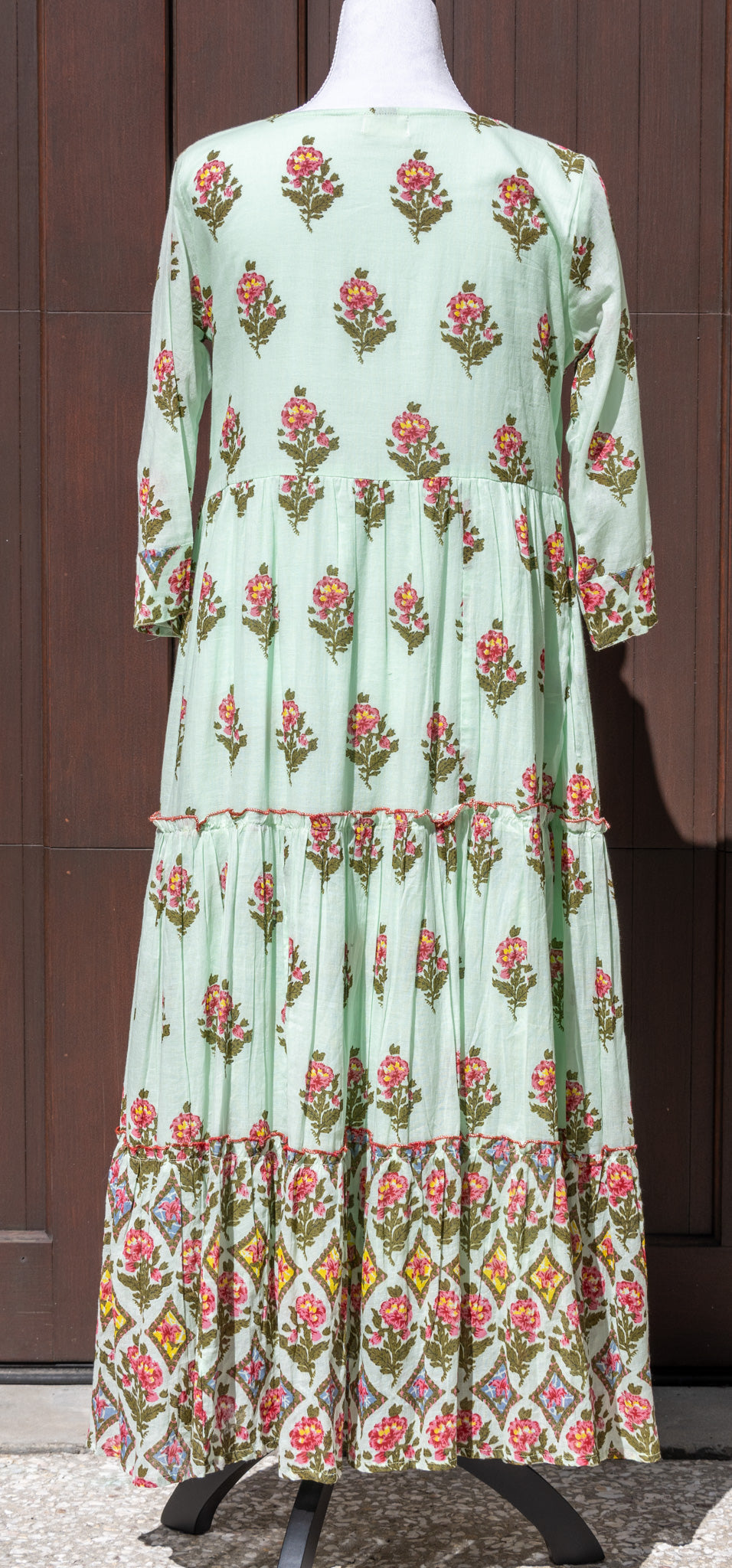 Green Flower Dress