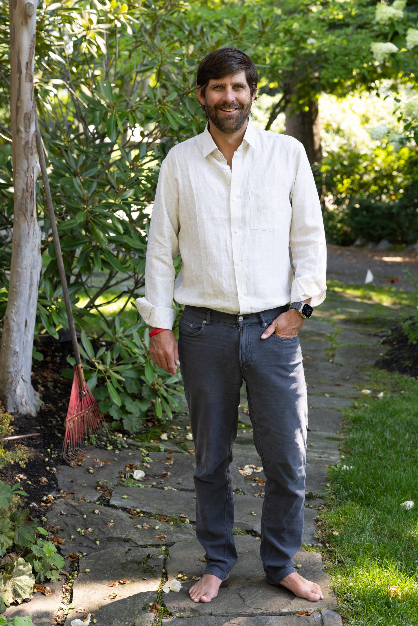 Men’s Linen Button down